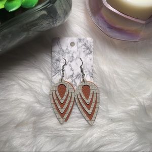 Layered Inverted Rain Drop Earrings